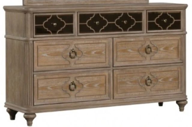 Furniture of America® Lyris Rustic Oak Dresser-0