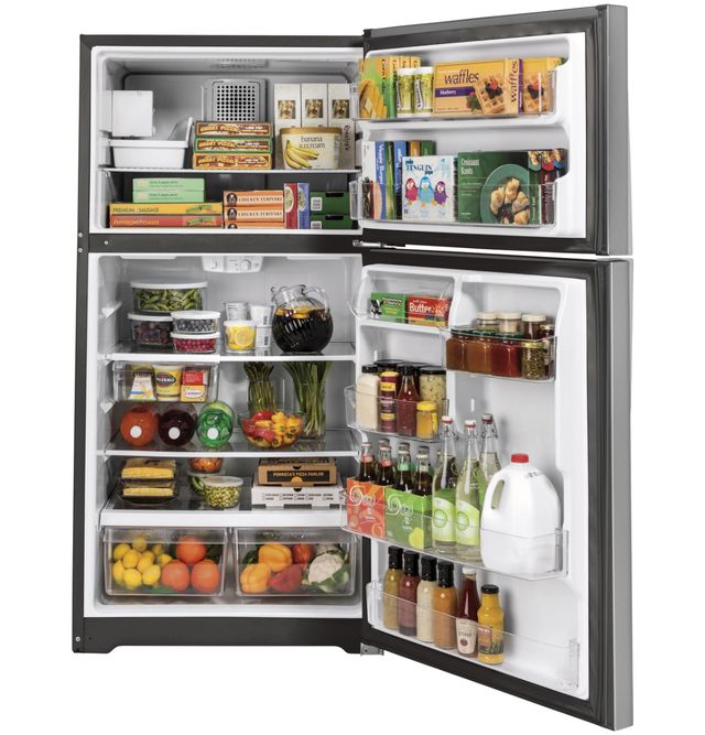 GE® 30" 19.1 Cu. Ft. Stainless Steel Top Freezer Refrigerator-2