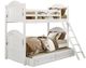 Homelegance® Clementine White Twin/Twin Bunk Bed-2