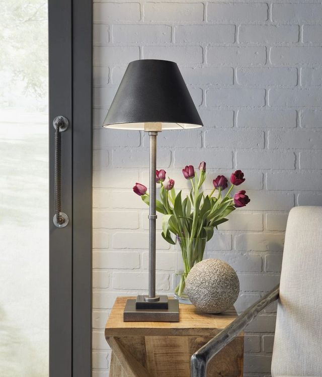 Signature Design by Ashley® Belldunn Antique Pewter 26" Table Lamp-3
