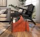 Deco Marche Brown Leather Box Style Single Slot Magazine Rack-3