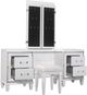 Mazin Furniture Tamsin White Metallic Vanity Set-2