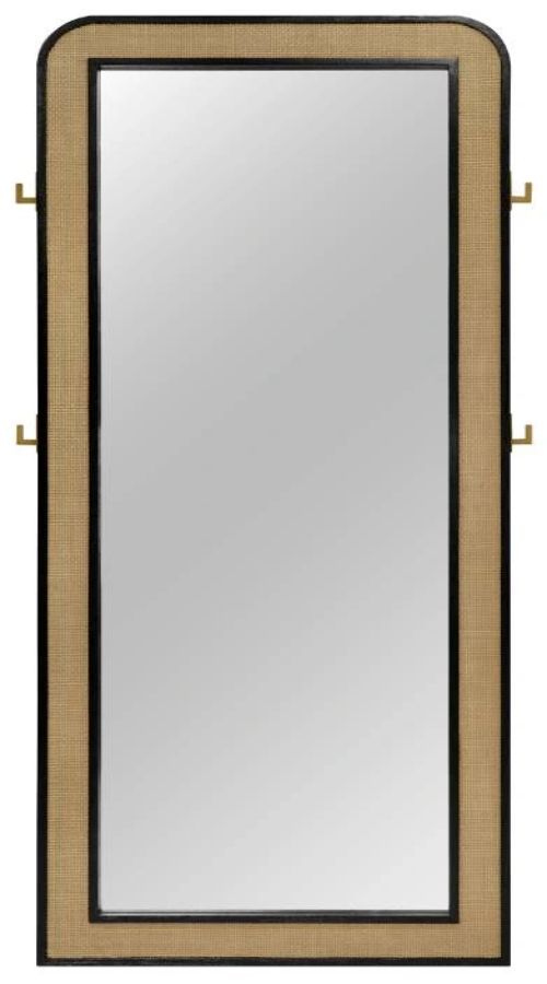 Coaster® Arini Black Full Length Standing Floor Mirror-0