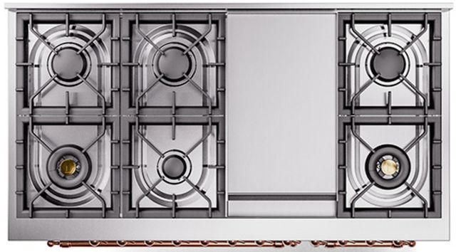 Ilve® Nostalgie II Series 48" Custom RAL Color Pro Style Dual Fuel Range-2