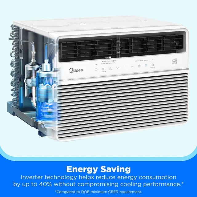 Midea® 14000 BTU White Window Mount A/C-3