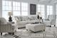 Fusion Furniture Whisper Fog Picnic Marble Accent Chair-1