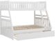 Homelegance® Galen White Youth Twin/Full Bunk Bed with Twin Trundle -4