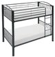 Mazin Furniture Beckett Black Twin Over Twin Bunk Bed-2