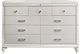 New Classic® Home Furnishings Valentino White Dresser and Mirror Set-3