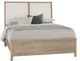 Vaughan-Bassett Woodbridge Shadow Gray/White King Upholstered Panel Bed-0