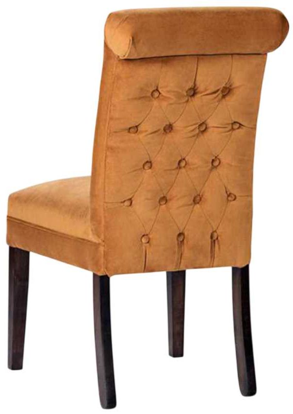 Marshfield Furniture Lauren Brown/Orange Dining Chair-1