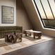Classic Home Janya Brown/Oat Cream Accent Bench-1