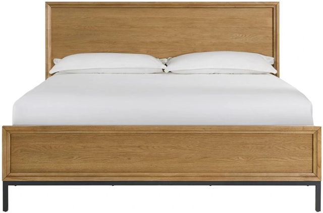 Intercon Newport Natural Oak King Panel Bed-2