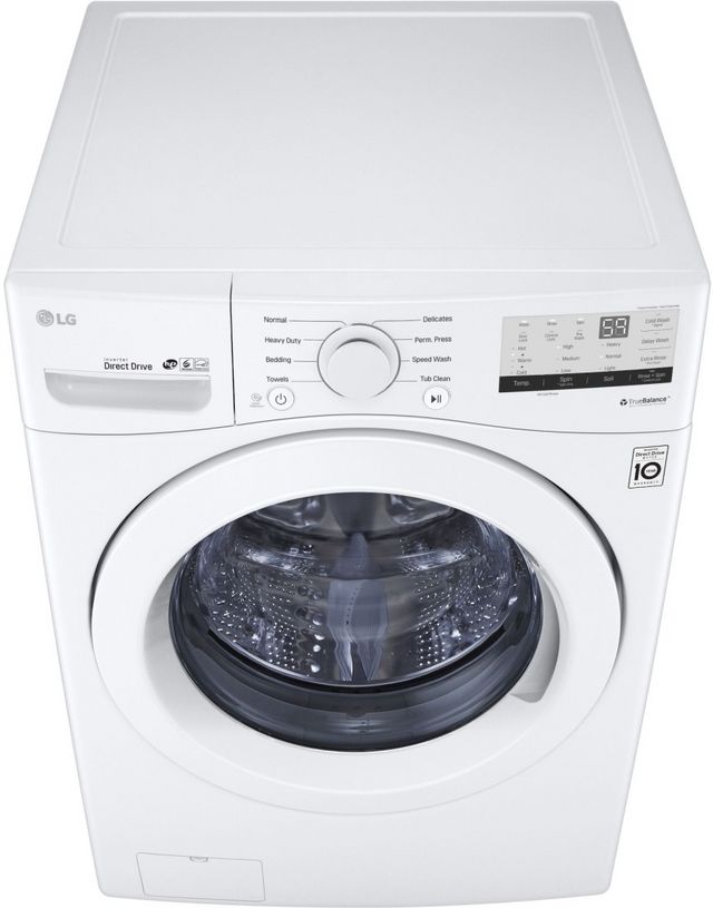LG 4.5 Cu. Ft. White Front Load Washer-6