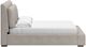 Signature Design by Ashley® Cabalynn Light Brown Queen Upholstered Panel Bed-3