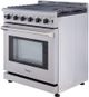 Thor Kitchen® 30" Stainless Steel Pro Style Gas Range-2