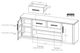 International Furniture Direct Balam Stained White 80" TV Stand-2