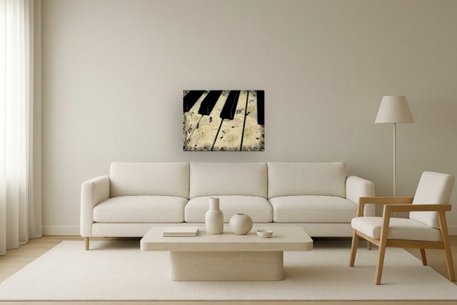 Classy Living Musical Abstract Wall Art-1