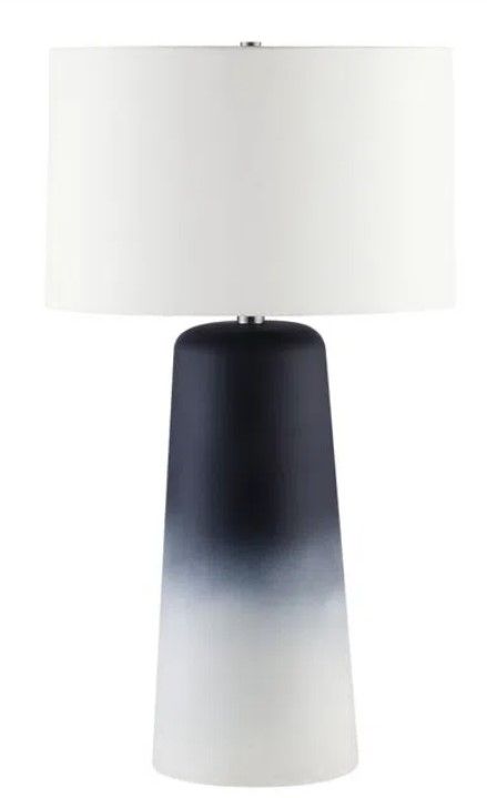 Renwil® Monte Matte Blue/Off-White Table Lamp -0