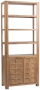 Classic Home Cleveland Sandy Taupe Bookcase-0