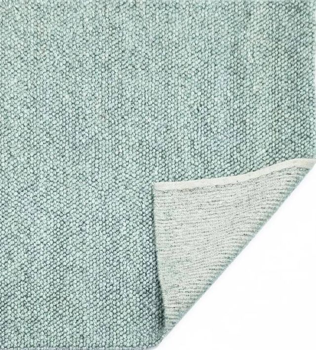 KAS Rugs Pave Ivory Blue Cornerstone 5'x8' Area Rug-1