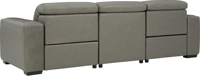 Signature Design by Ashley® Correze 3-Piece Gray Power Reclining Sectional Sofa-2