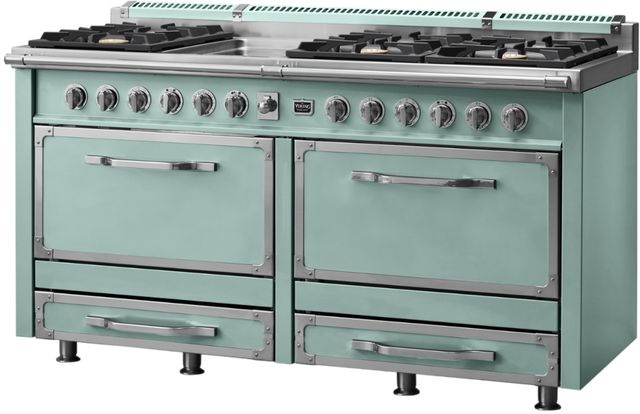 Viking® Tuscany 66” Splash Pro Style Dual Fuel Range with Griddle-2