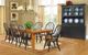 TEI St. Michael Black Matt Rub-Thru Windsor Arm Chair-1