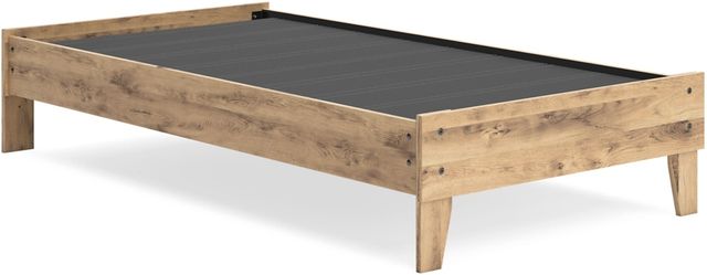 Signature Design by Ashley® Larstin Brown Twin Platform Bed-2