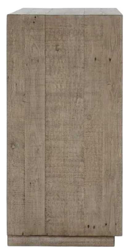 Classic Home Denver Distressed Gray/Weathered Chalk Cabinet-3