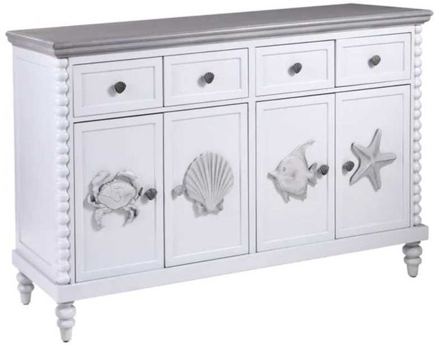 Stylecraft Montauk White Cabinet-0