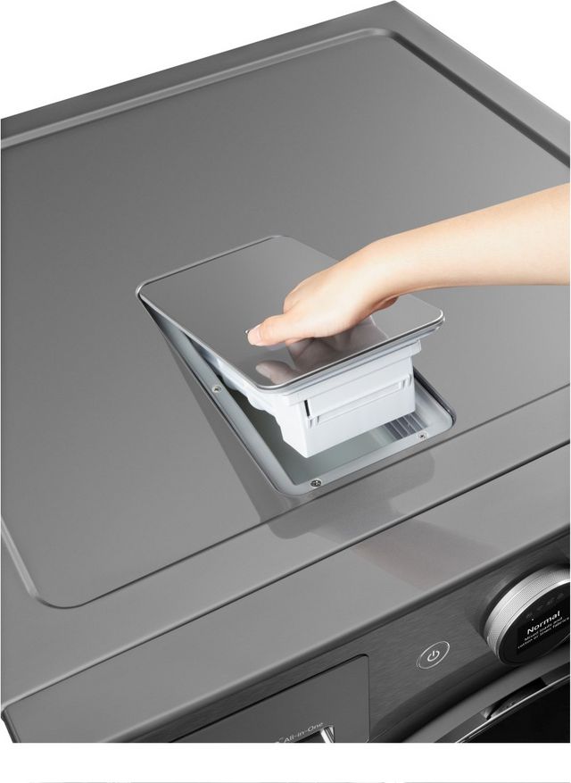 LG 5.0 Cu. Ft. Graphite Steel Washer Dryer Combo-6