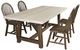 Jofran Inc. Sierrafina Beige 87" Trestle Dining Table with Cortado Base-3