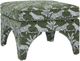 TOV Furniture Raji Olive Green Leopard Ottoman-0