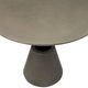Dovetail Furniture Carigan Black/Dark Gray Concrete/Metal Outdoor Bistro Table-2