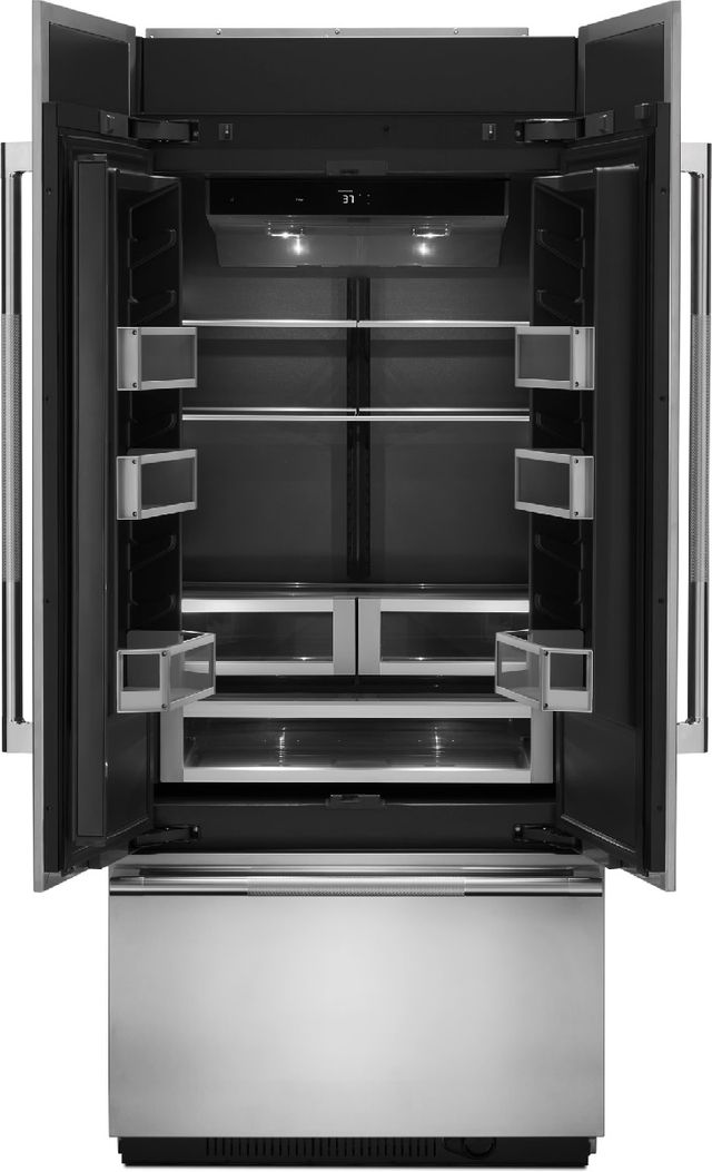 JennAir® 36" 20.8 Cu. Ft. Panel Ready Built-In French Door Refrigerator-1