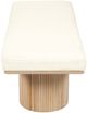 TOV Furniture Sagano Natural/White Bench-4