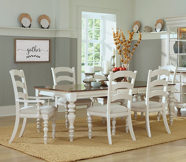 HH2 Home Pine Island 2-Piece Old White Arm Chair Set-2