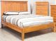 Mako Wood Furniture Sophia Brown Low Profile Queen Panel Bed-0