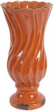 A & B Home Orange Cora Waves Floral Vase-0