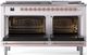 Ilve® Nostalgie II Series 60" Custom RAL Color Pro Style Dual Fuel Range-2