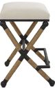 Uttermost® Firth Black/Natural/Oatmeal Counter Stool-4