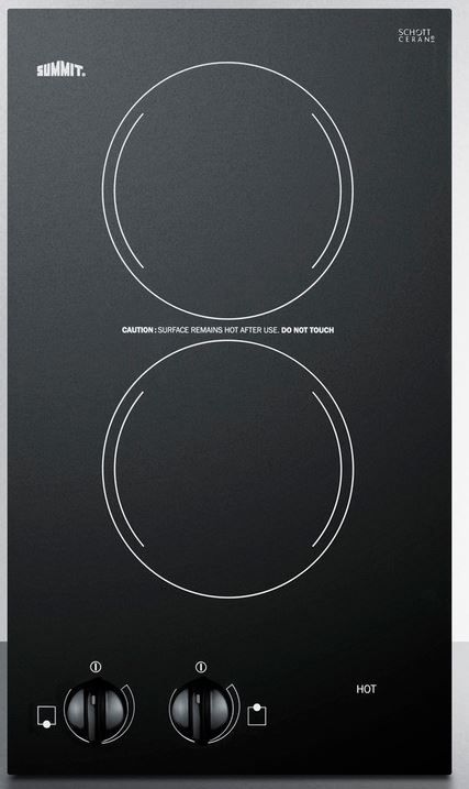Summit® 12" Black Electric Cooktop