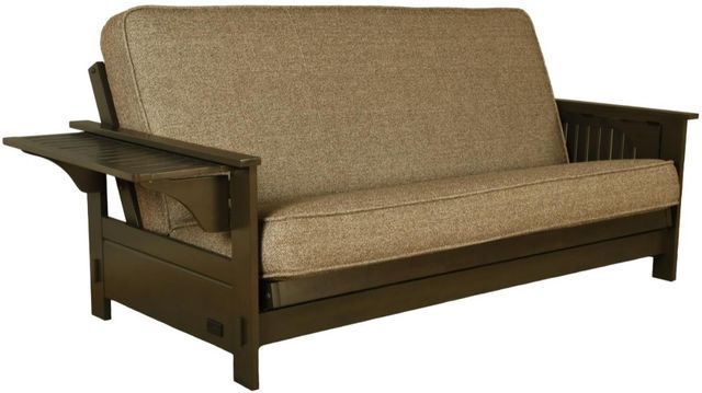 Kodiak Furniture Jozie Graystone/Natural Beauty Taupestone Full Futon Frame with Mattress-0