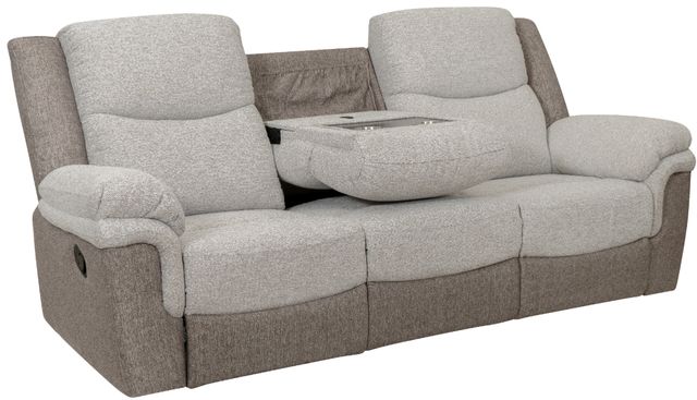 Powell® Withers Beige/Brown Manual Reclining Sofa-2