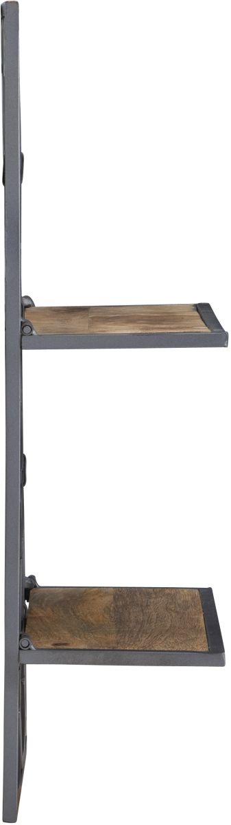 Powell® Wesson Antique Nickel/Natural Wall Shelves-3