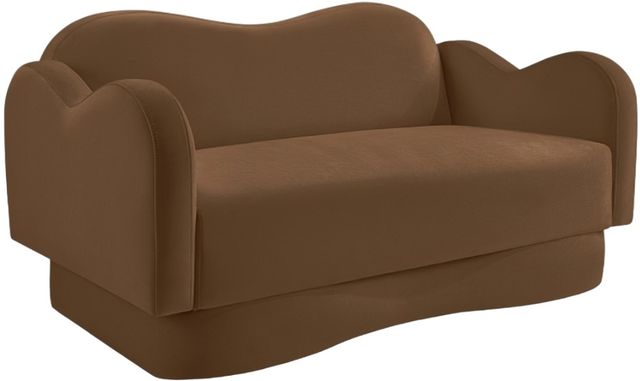 Meridian Furniture Bloom Saddle Velvet Loveseat-0