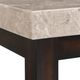 Elements International Kansas Espresso Beige/Espresso End Table-3