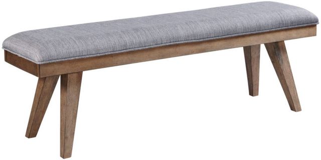 Intercon Oslo Gray/Weathered Chestnut Bench-0
