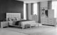 Global Furniture USA Elsie Gray Queen Upholstered Panel Bed with LED-1